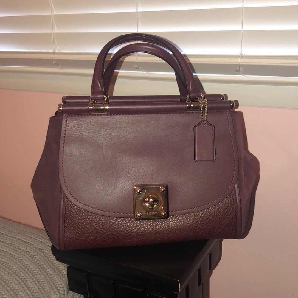 Coach Drifter bag in burgandy